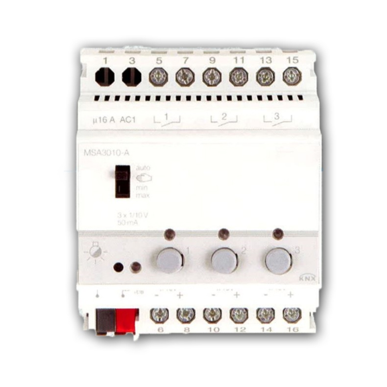 MLT-SA3010-A 3 lü Ledli Aydınlatma(1-12VDC) Dimmer Modülü